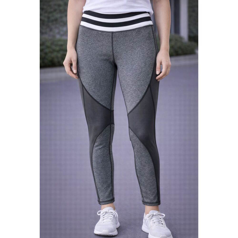 New C&C California Mesh Leg Leggings Gray S